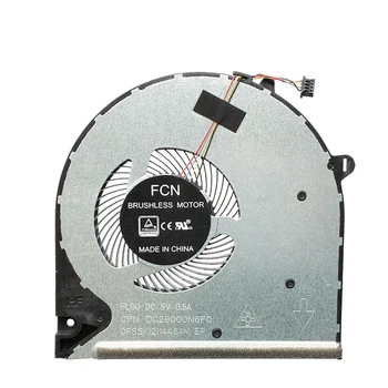 Нов Оригинален Вентилатор за Охлаждане на лаптоп с процесор за HP 15-DU 15S-DU 15S-DY 15-DW TPN-C139