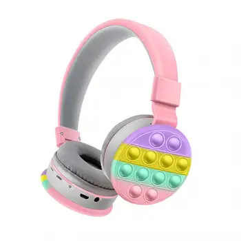 Нова Гореща Decompression 5.0 стерео слушалки Goston Творчески Силикон Поп балон Играчки за непосед Големи Модни играчки за деца