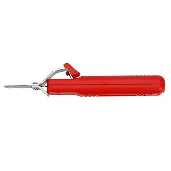 Нож за източване на кабели DIYWORK PVC Кабел Гумена Дръжка Регулируема 8-28 mm Изолационен Стриппер За източване Кабел