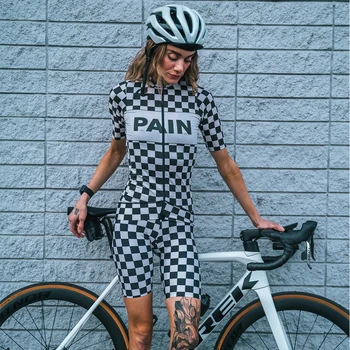 Обичам Болката Колоездене Джърси Жена на Велосипед Лигавник Комплект Pro Пътен Велосипед Облекло Костюм Летен МТБ Велосипедна Форма на Кормило Рокля Комплект Ciclismo