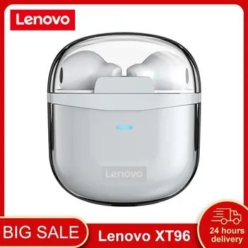 Оригинални Lenovo XT96 Bluetooth 5.1 Слушалки Бас Стерео С Ниско Закъснение намаляване на шума Слушалки TWS Безжични Слушалки С Микрофон