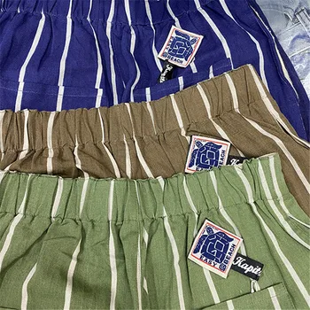 Панталони на райета Kapital 2021FW Мъже Жени 1:1 От Висококачествени леки панталони Kapital със задните джобове и еластична талия Плажни панталони