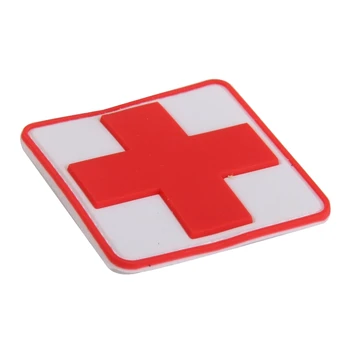 Пластир за икона с кука на Червения Кръст от PVC за оказване на първа медицинска помощ на открито