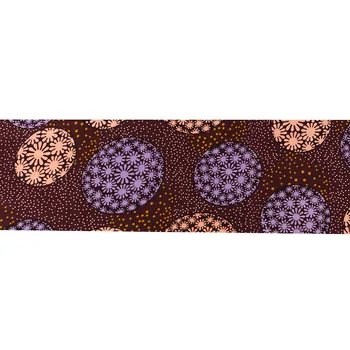 Плат Африка полиестер с принтом цветенце палто африкански подовите настилки са от восък с високо качество 6 ярда /лот дрехи от африканската тъкан FP6225