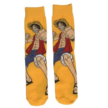 Пълнозърнести чорапи от аниме Luffy Саурон Асо характер чорапи за тръби ежедневни xxx Мъжки и дамски памучни чорапи баскетболни спортни чорапи