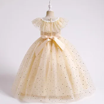 Рокли на шаферките от 5 до 14 години за момичета Дълга сватбена рокля Vestidos Дрехи за момичета Елегантна вечерна рокля на принцеса за тийнейджъри