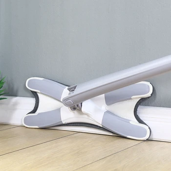 Ръчно Плосък Въже Сжимающая Въже 360-градусная X-образна Тъкан от микрофибър Кухня и Баня Спалня Дървена Дъска За Почистване на Пода Грижи за инструменти
