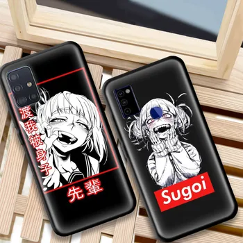 Тъжно е Японски Аниме Естетически калъф за Samsung Galaxy A51 М31 A71 A21s A91 A41 A31 A11 Мек телефон Fundas M30s M51 M21 F41 на Корпуса
