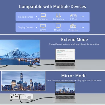 Ултра HDMI-съвместим с 2.1 Кабел 8 До@60 Hz HD 48 gbps 8 ДО HDR 3D Корпус от сплав с Аудио ДЪГА За монитор HDTV PS4 PS5