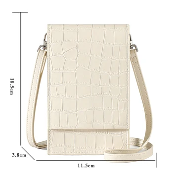 Чанти за жени 2022 Нови модни Дамски чанти от изкуствена кожа с капак за телефон Чанта през рамо Дамски маркови дизайнерски чанти за пазаруване Женски