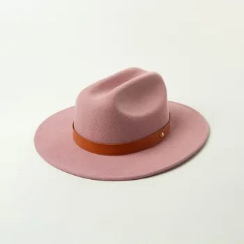 вълнена фетровая мъжка шапка фетровая шапка джаз шапки ковбойская шапка за жени и мъже, мъжки зимни шапка Панама vantage играч на едро