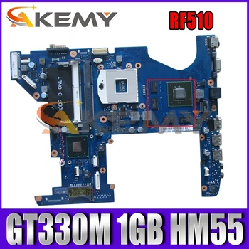 AKEMY За Дънната платка на лаптоп Samsung RF510 дънна Платка BA92-07112A BA41-01372A GT 330 М 1 GB DDR3 HM55