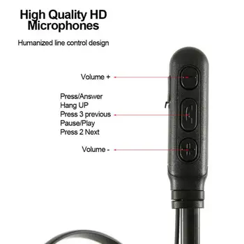 B11 Магнитни Безжични Bluetooth Слушалки Музикални Слушалки Телефон За ios Samsung Xiaomi на Шийката на Каишка Спортни Слушалки С Микрофон