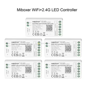 Miboxer WiFi+2,4 G LED контролер Одноцветный Двоен Бял RGB RGBW RGB+CCT Музикално приложение на Hristo Гласово управление