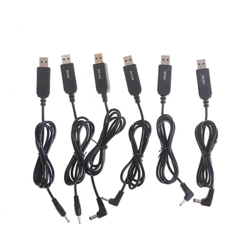 USB-линия за повишаване на мощност на постоянен ток 5 До dc 9 / 12 В Голяма Модул USB конвертор и Кабел-адаптер 3,5*1,35 мм 5,5*2,1 мм Plug