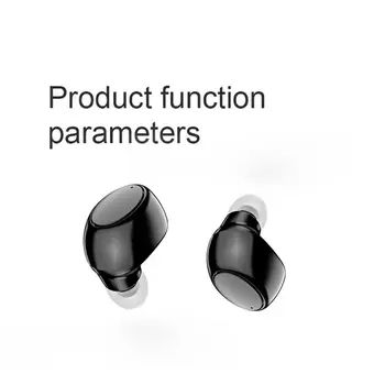 X6 Mini InEar Bluetooth-съвместими Слушалки 5.0 Спортна Детска Слушалки с Микрофон Безжични слушалки Слушалки, 