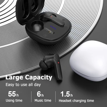 Слушалки TWS S11 Bluetooth Безжични Спортни Слушалки с Докосване Слушалки HIFI Стерео С Микрофон за Смартфони Android и IOS
